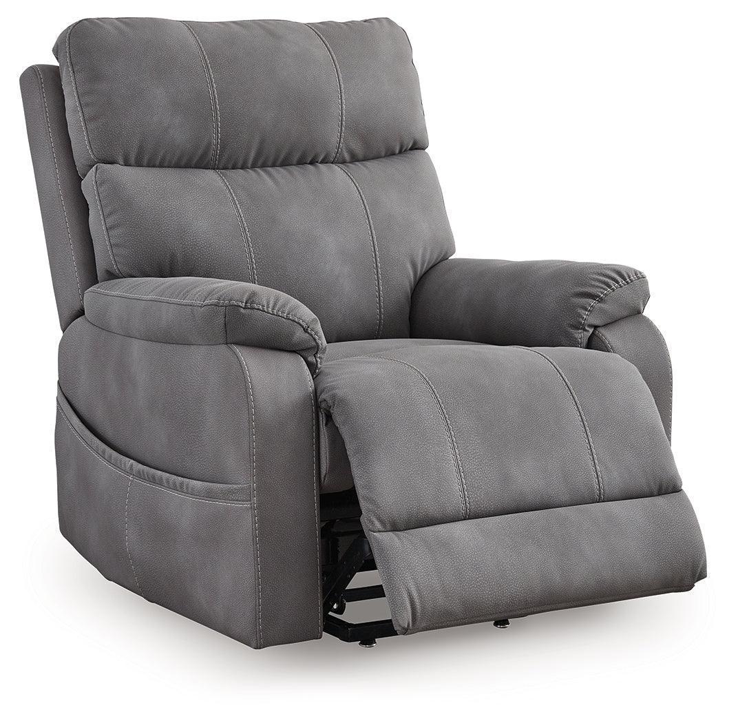 Next-Gen Durapella Slate Microfiber Power Lift Recliner
