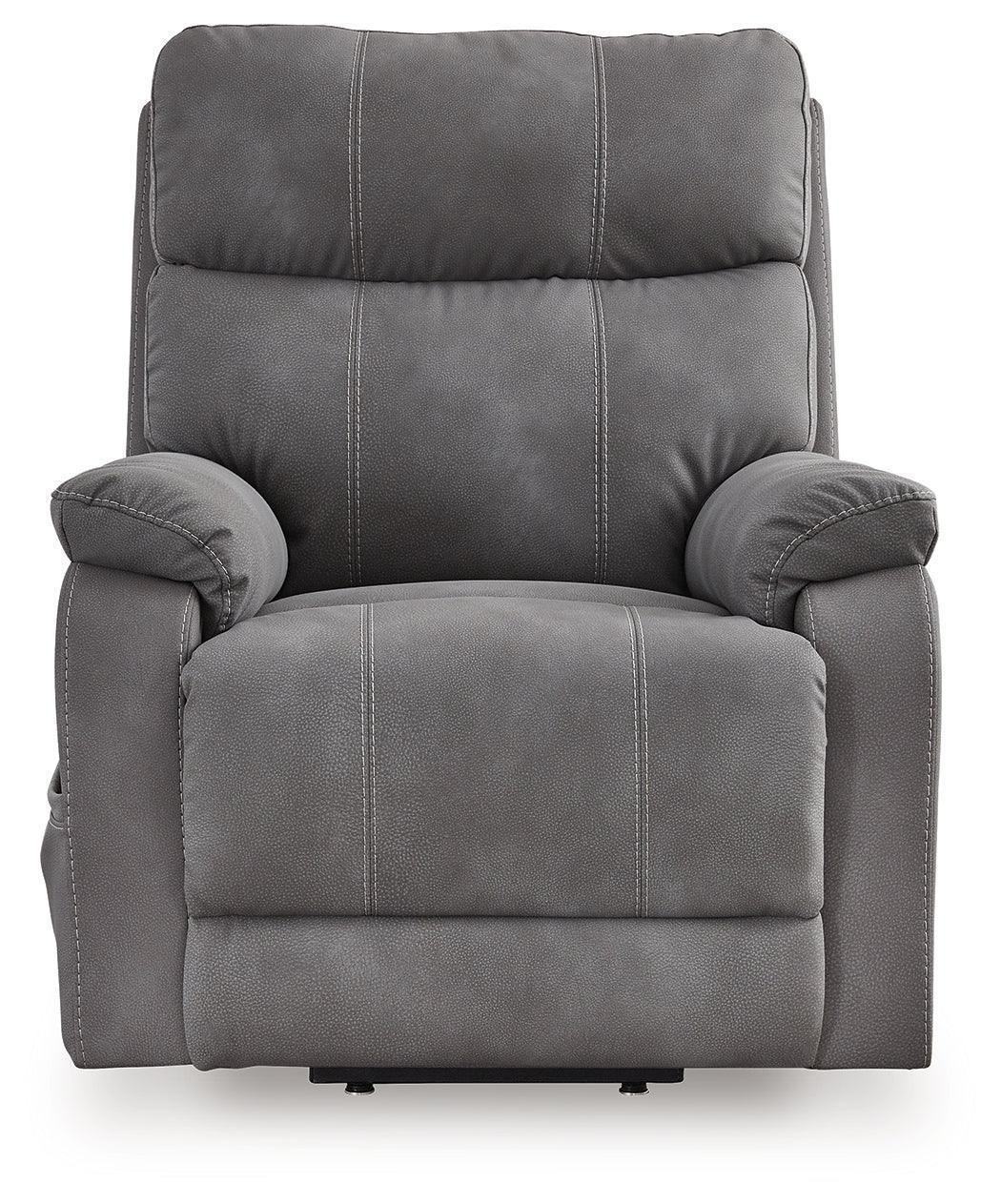Next-Gen Durapella Slate Microfiber Power Lift Recliner