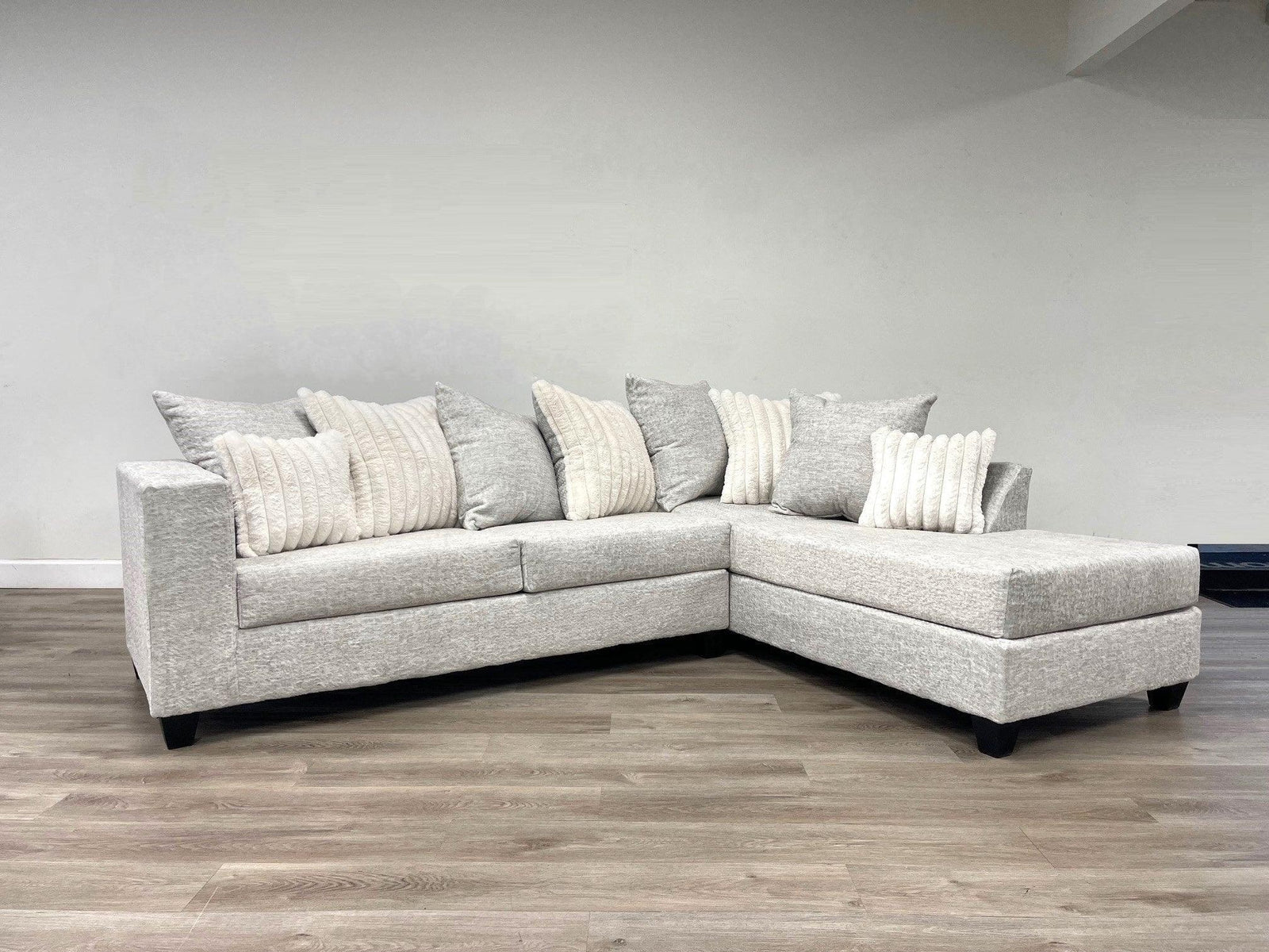 410 Cream Sectional - Ella Furniture