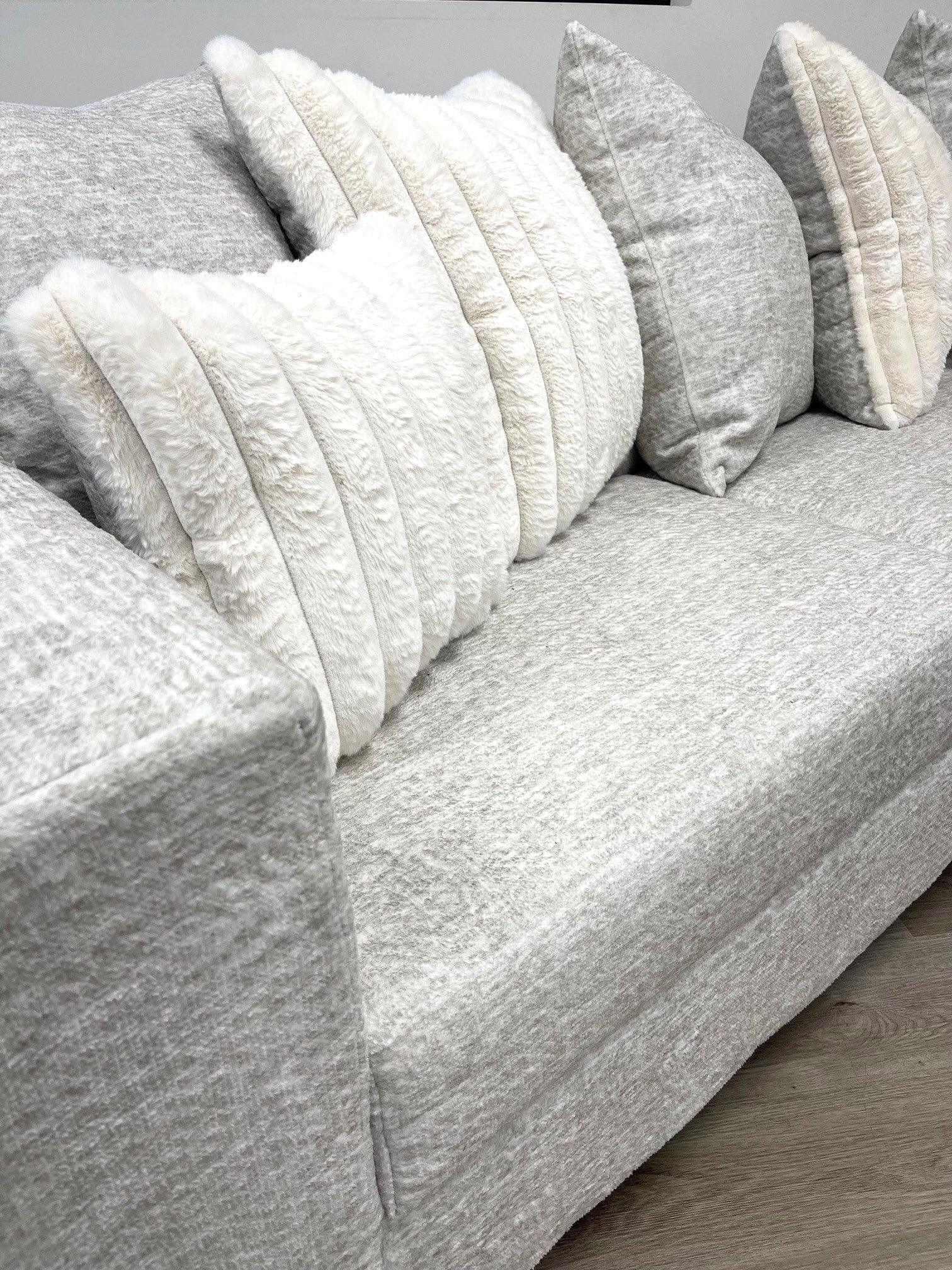 410 Cream Sectional - Ella Furniture