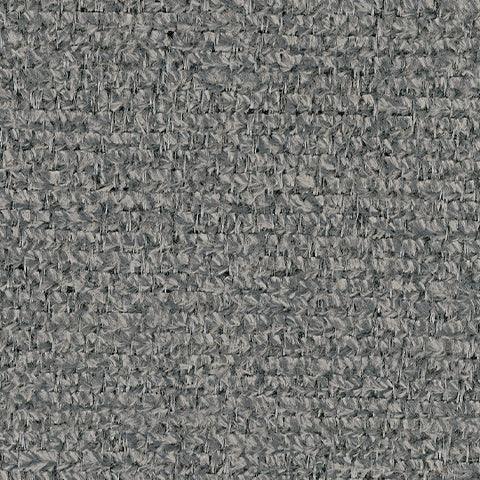 Hazela Charcoal Chenille Ottoman - Ella Furniture