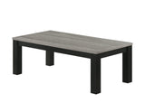 Theo Gray Black Coffee Table Set