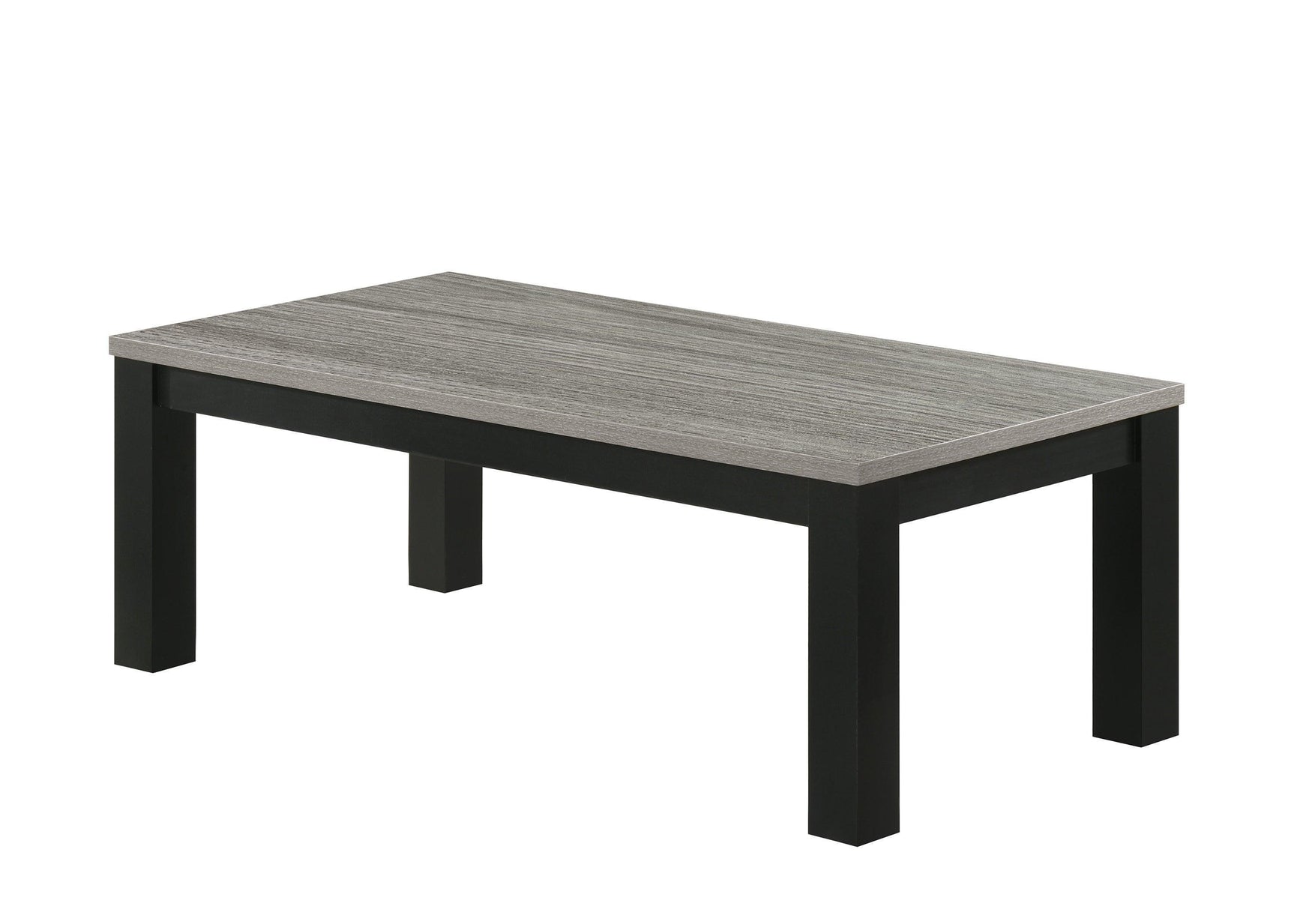 Theo Gray Black Coffee Table Set