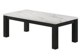 Ivy Black White Coffee Table Set
