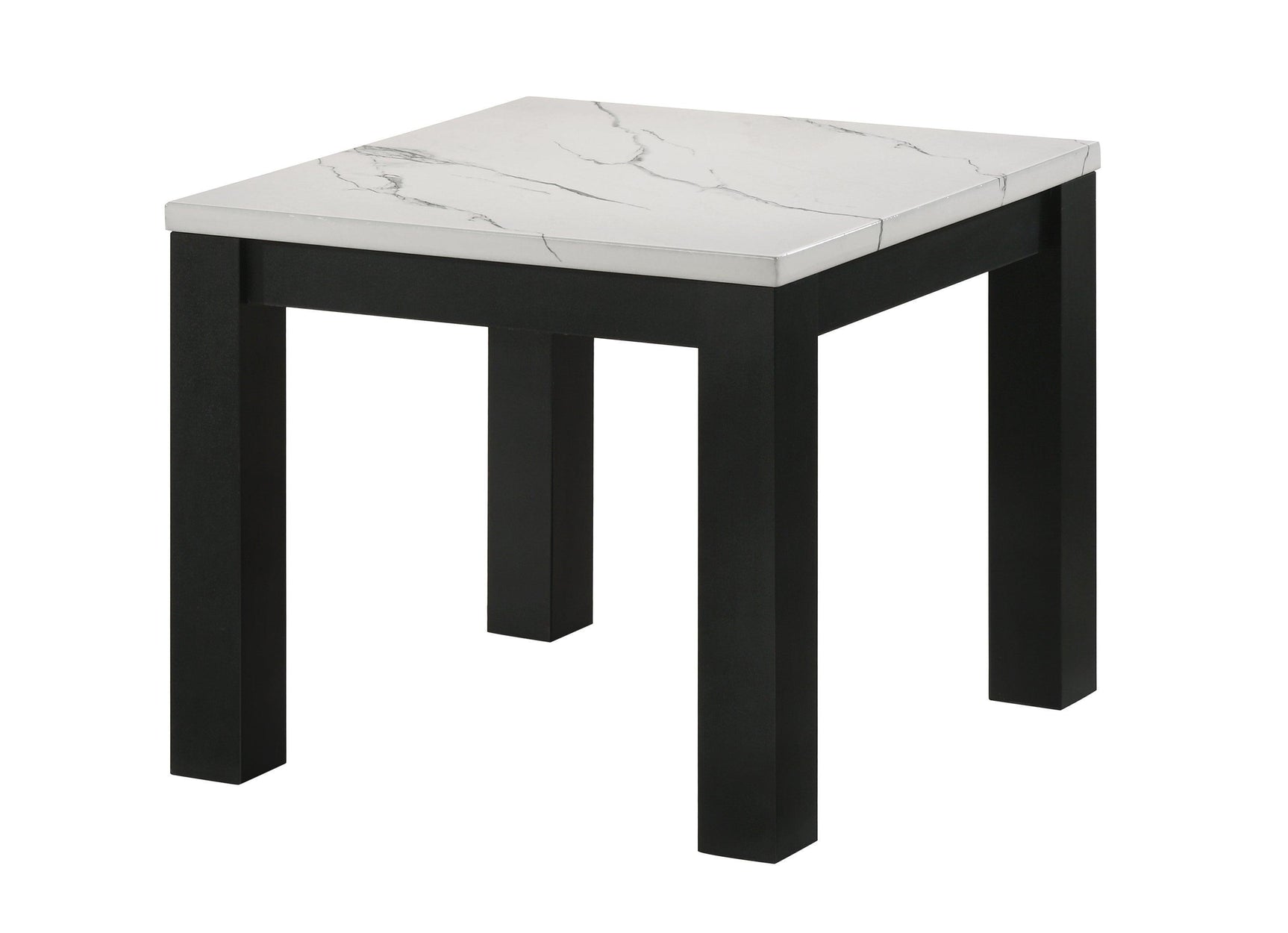 Ivy Black White Coffee Table Set