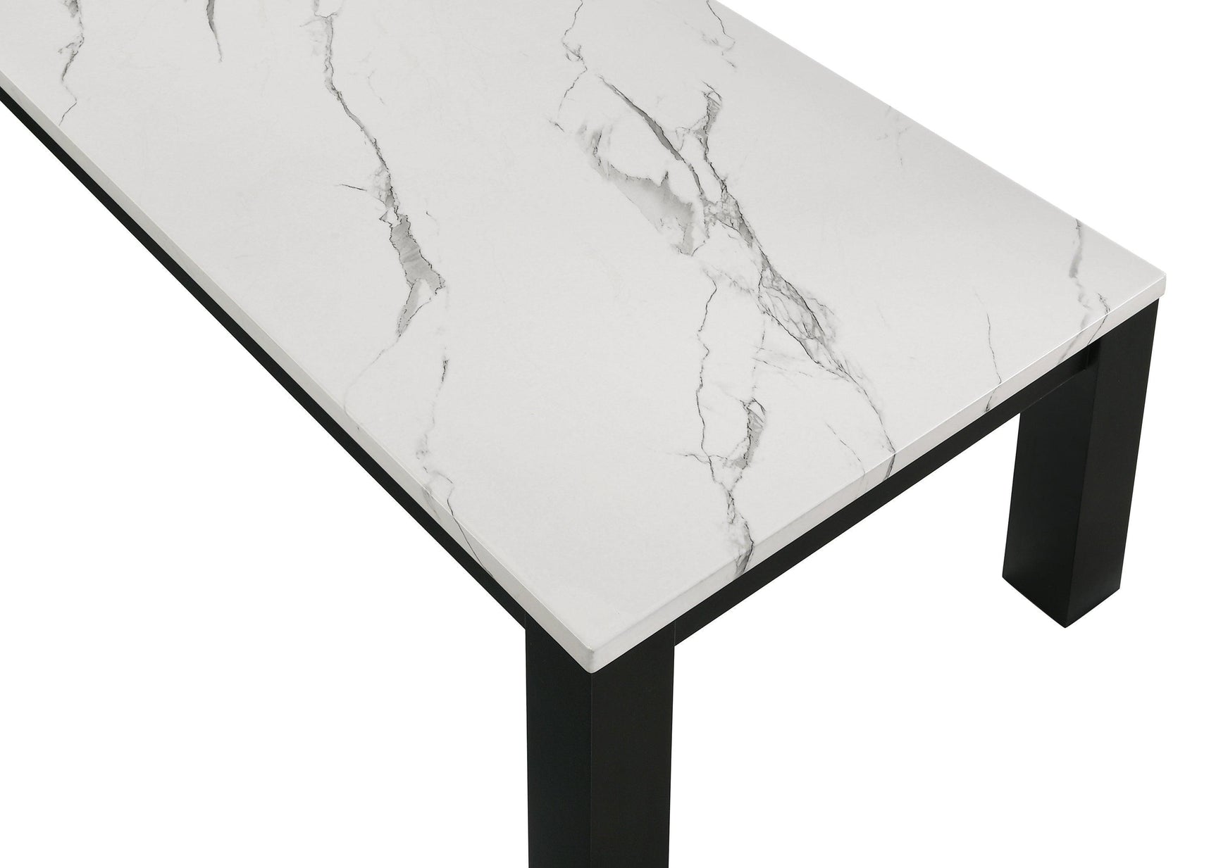 Ivy Black White Coffee Table Set