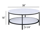 Valerie White Coffee Table Set