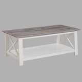Thelma Beige Gray Coffee Table Set