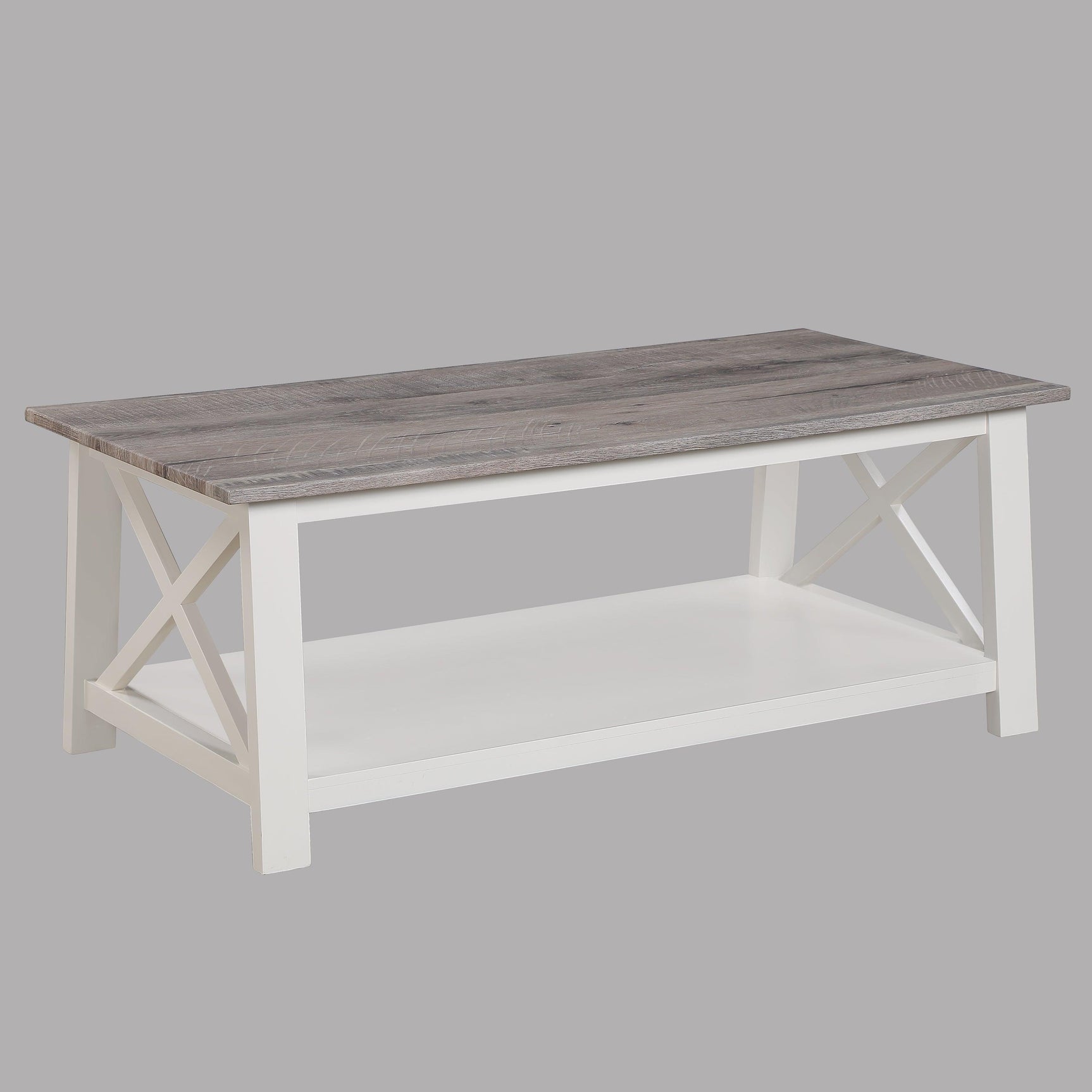 Thelma Beige Gray Coffee Table Set