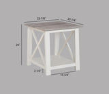 Thelma Beige Gray Coffee Table Set