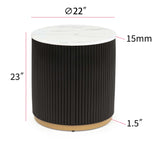 Kara Black Coffee Table Set