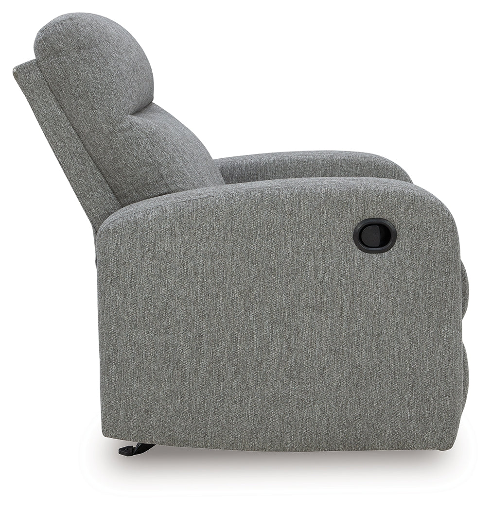 Gauntlet Sterling Chenille Recliner