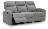 Gauntlet Sterling Chenille Reclining Sofa