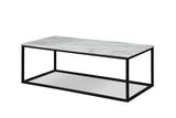 Adola Marble White Modern 3-Piece Coffee Nesting Table Set - Ella Furniture