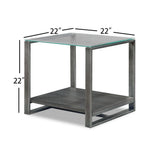 Mardo Modern Bamby Gray 3-Piece Coffee Table Set, Wood - Ella Furniture