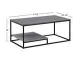 Macon Modern And Sleek Design With Clean Line -Piece Coffee Table Set - Ella Furniture