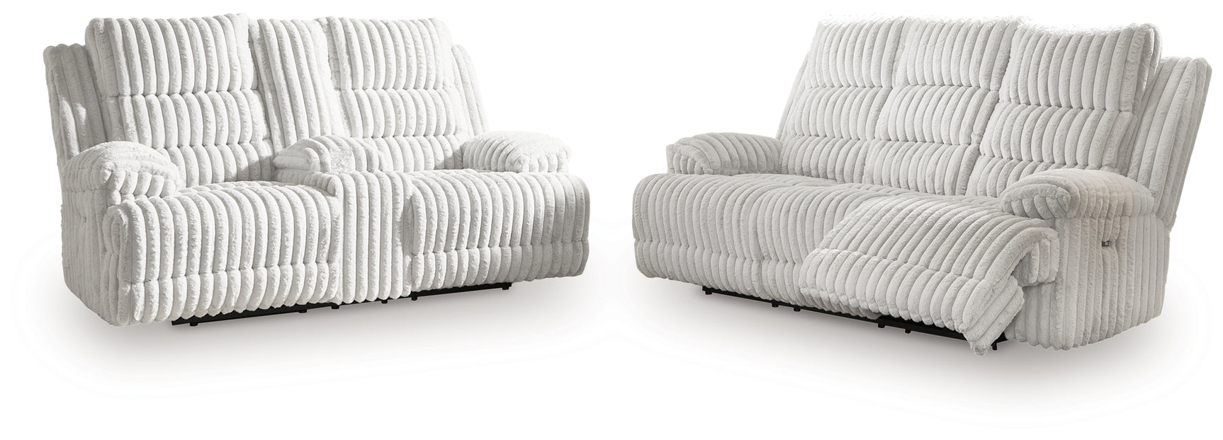 Rhines Alloy Falls Sofa and Loveseat