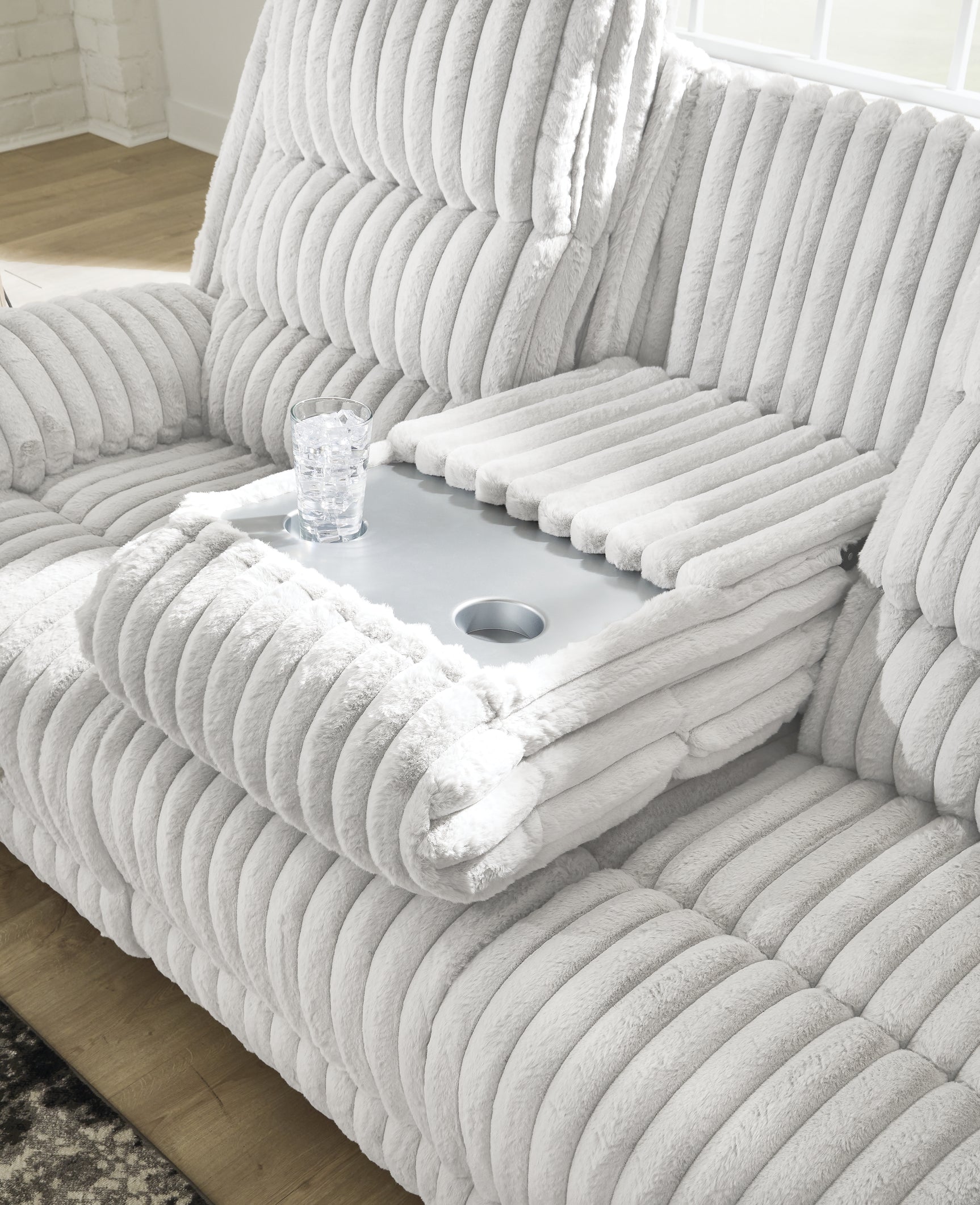 Rhines Alloy Falls Sofa and Loveseat
