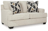 Heartcort Quartz Chenille Loveseat
