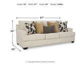 Heartcort Quartz Sofa, Loveseat, Chair and Ottoman