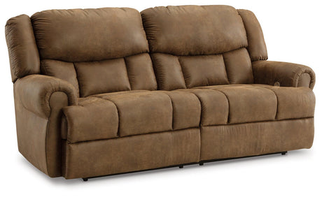Boothbay Auburn Faux Leather Power Reclining Sofa - Ella Furniture
