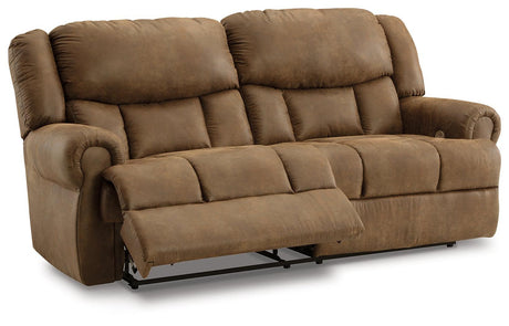 Boothbay Auburn Faux Leather Power Reclining Sofa - Ella Furniture