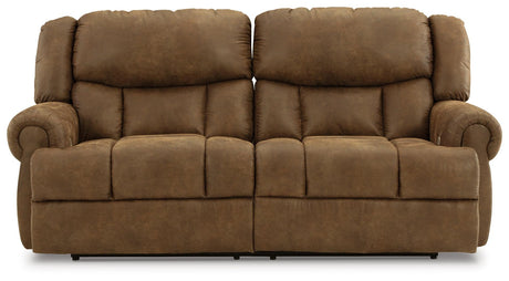 Boothbay Auburn Faux Leather Power Reclining Sofa - Ella Furniture