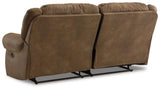 Boothbay Auburn Faux Leather Reclining Sofa - Ella Furniture
