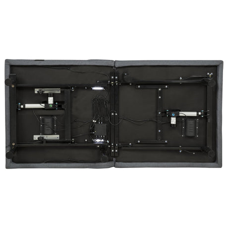 Weston Twin Dual-Motor Massage Adjustable Bed Base in Black and Grey — product image 11