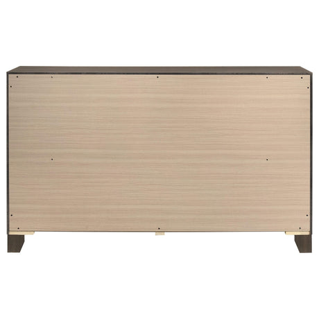 Farre 6-Drawer Dresser Dark Brown — product image 7