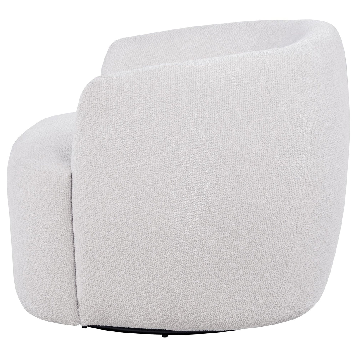 Hudson Fabric Swivel Accent Chair Ivory — product image 4