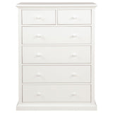 Sumerlin 6-drawer Bedroom Chest of Drawers White