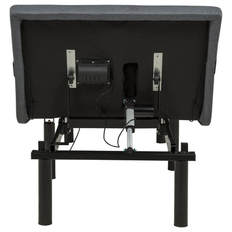 Weston Twin Dual-Motor Massage Adjustable Bed Base in Black and Grey — product image 9