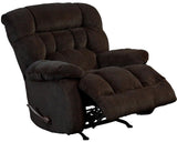 47652-9 Chocolate Rocker Recliner - Ella Furniture