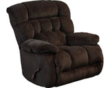 47652-9 Chocolate Rocker Recliner - Ella Furniture
