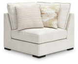 Donelson Creek Vanilla Performance Fabric,Next-Gen Nuvella™,Chenille 5-Piece Sectional