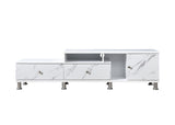Tessa White TV Stand