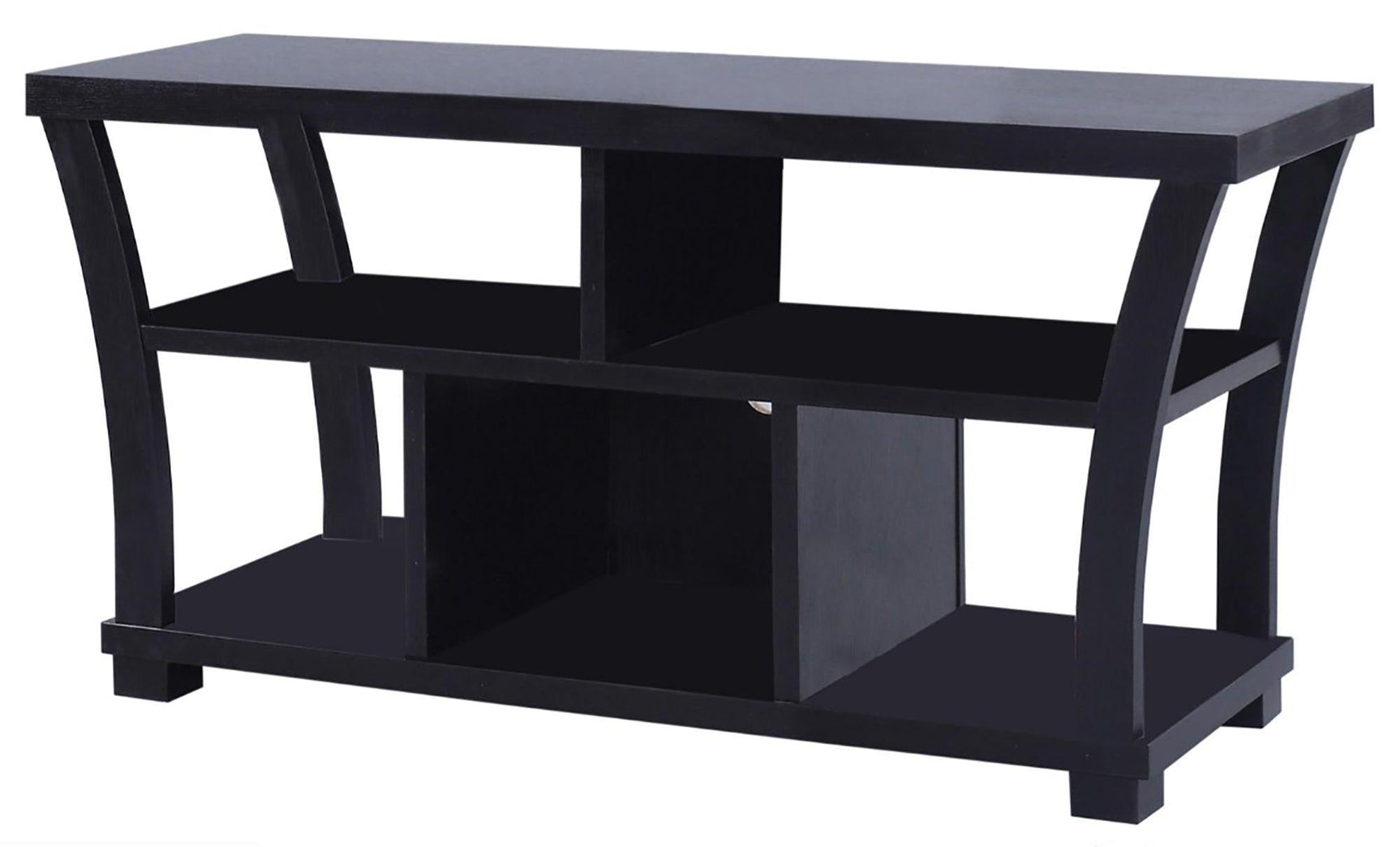 Draper Grey Finish Sleek Modern Tv Stand, Contemporary Style, Media Consoles and Credenzas Wood for Living Room - Ella Furniture