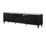 Britany TV Stand in Black Finish view 2
