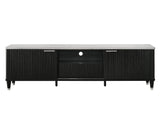 Britany TV Stand in Black Finish view 3