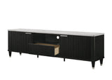 Britany TV Stand in Black Finish view 6