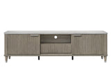 Britany TV Stand in Drift Wood Finish view 3