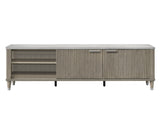Britany TV Stand in Drift Wood Finish view 7