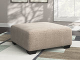 Seyler Lane Hemp Chenille Oversized Accent Ottoman