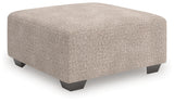 Seyler Lane Hemp Chenille Oversized Accent Ottoman