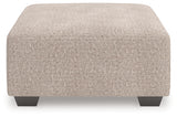 Seyler Lane Hemp Chenille Oversized Accent Ottoman