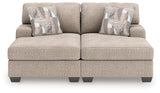 Seyler Lane Hemp Chenille 2-Piece Super Chaise