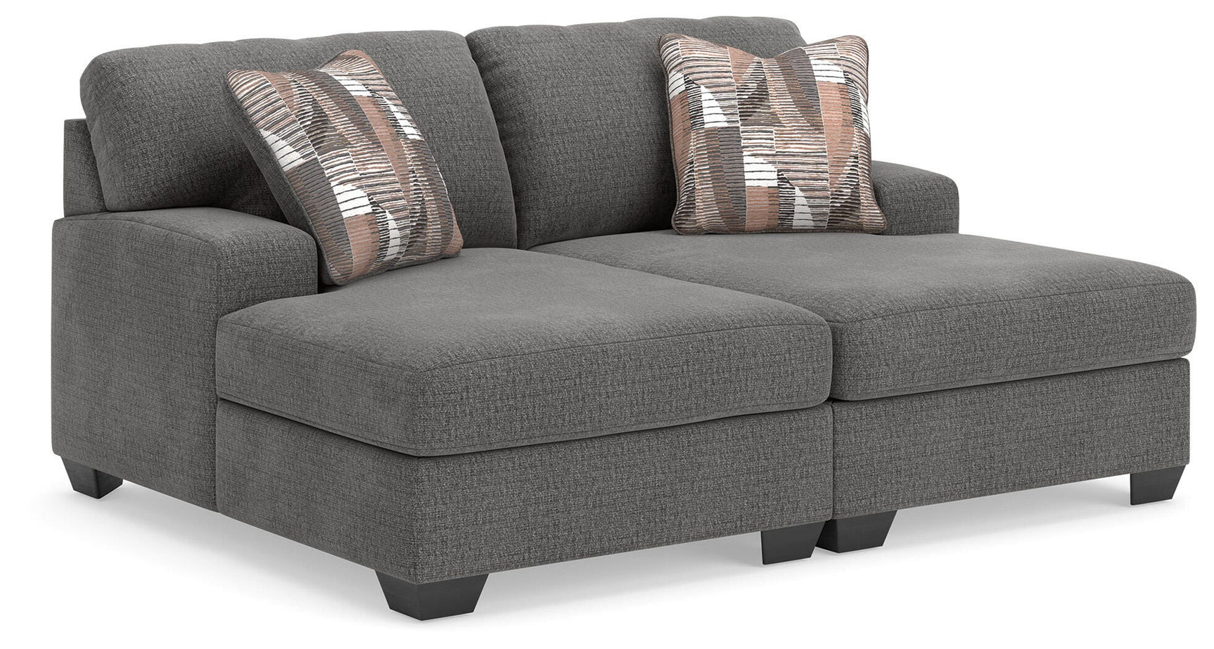 Clarington Greystone Chenille 2-Piece Super Chaise