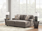 Clarington Greystone Chenille 2-Piece Super Chaise
