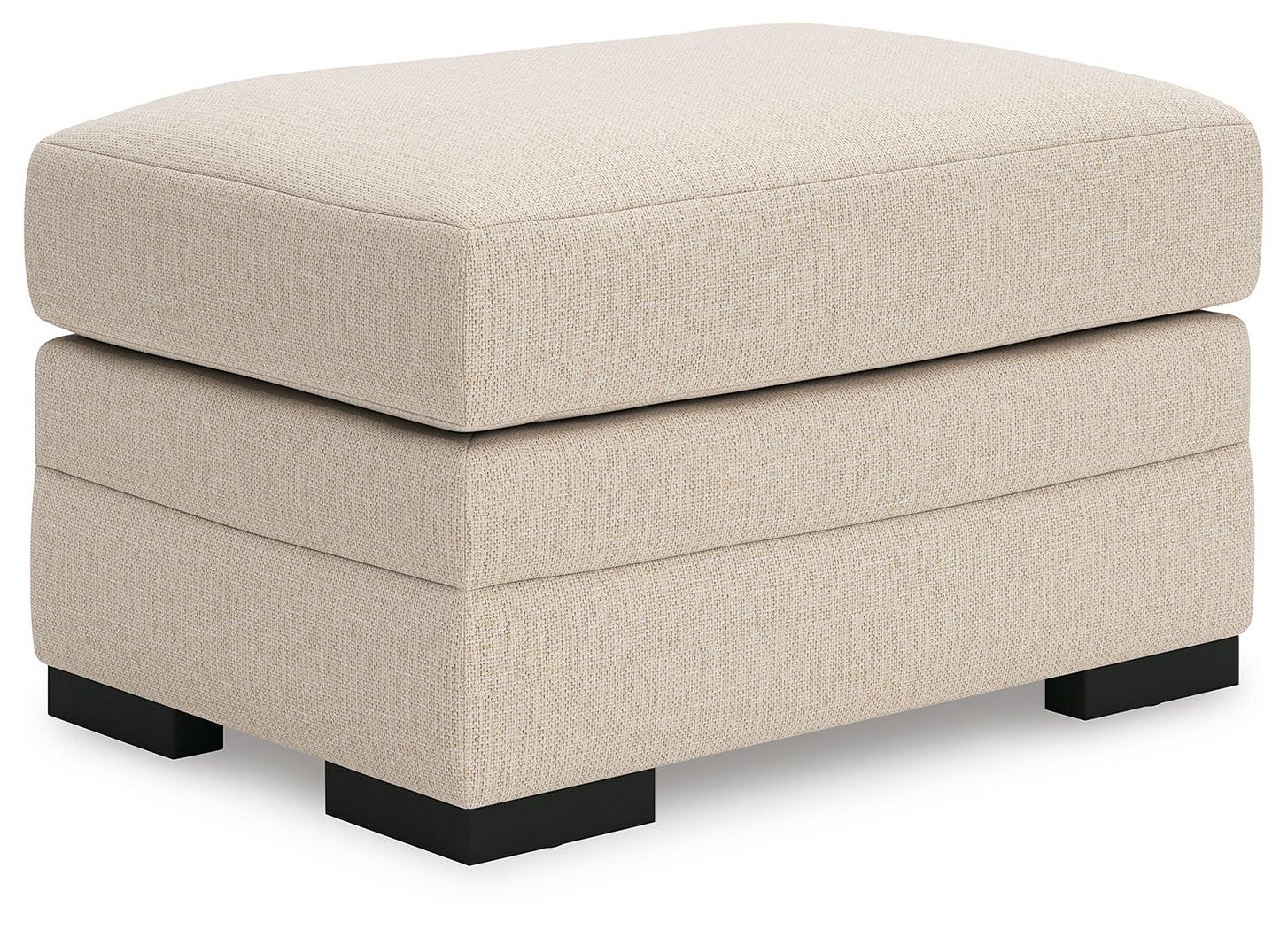 Lango Jute Chenille,Performance Fabric,Next-Gen Nuvella™ Ottoman